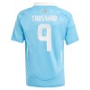 Camiseta de fútbol Bélgica Trossard 9 Niño 2ª equipación Euro 2024